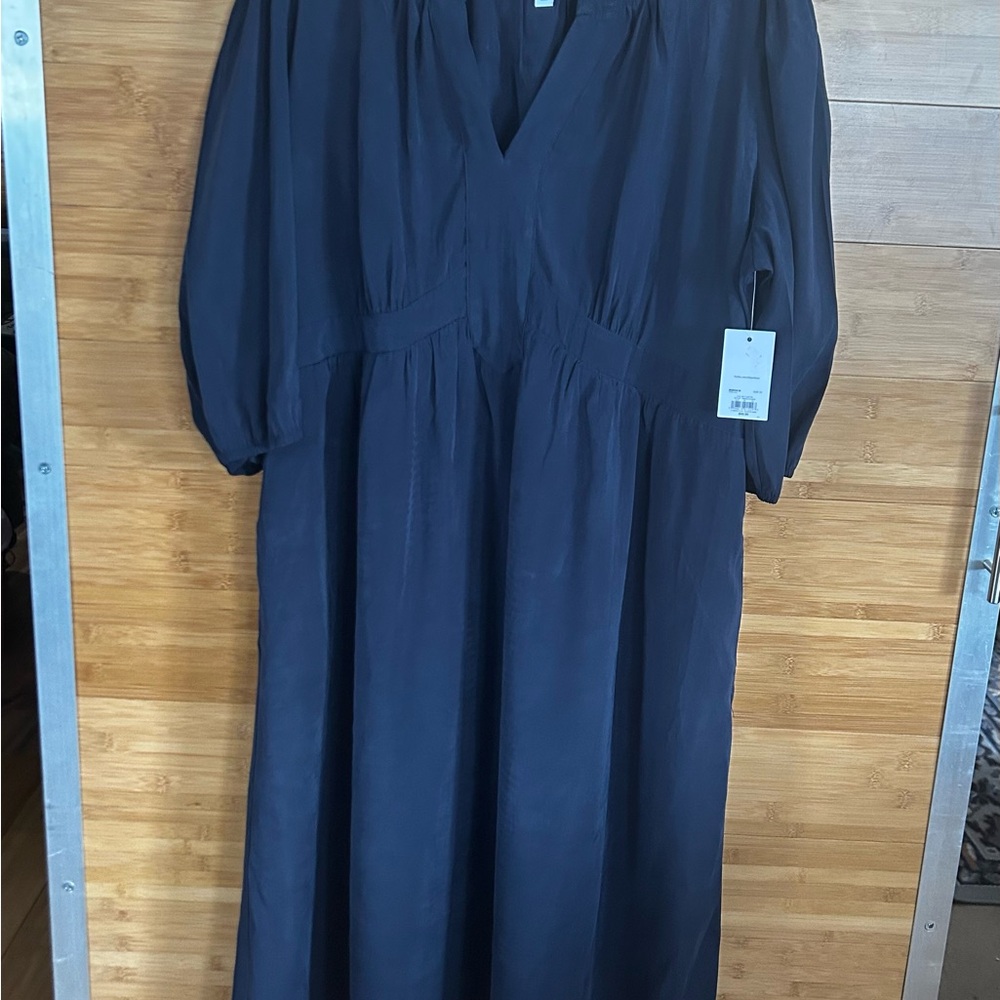 Nine West Navy Long Sleeve Dress